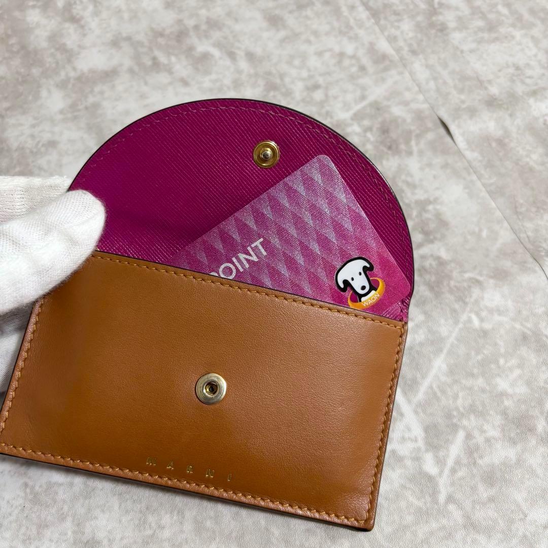 I59 未使用品✨ MARNI マルニ　キーケース　カードケース　バイカラー