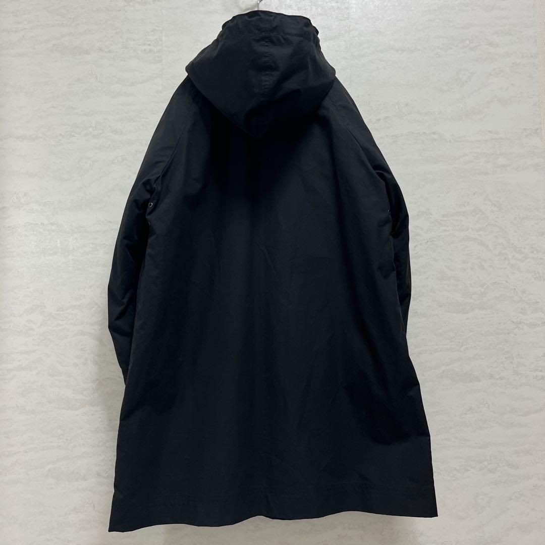 『MHL.』フーディーコート/ライナー取外し/3way/モッズコート/ブラック