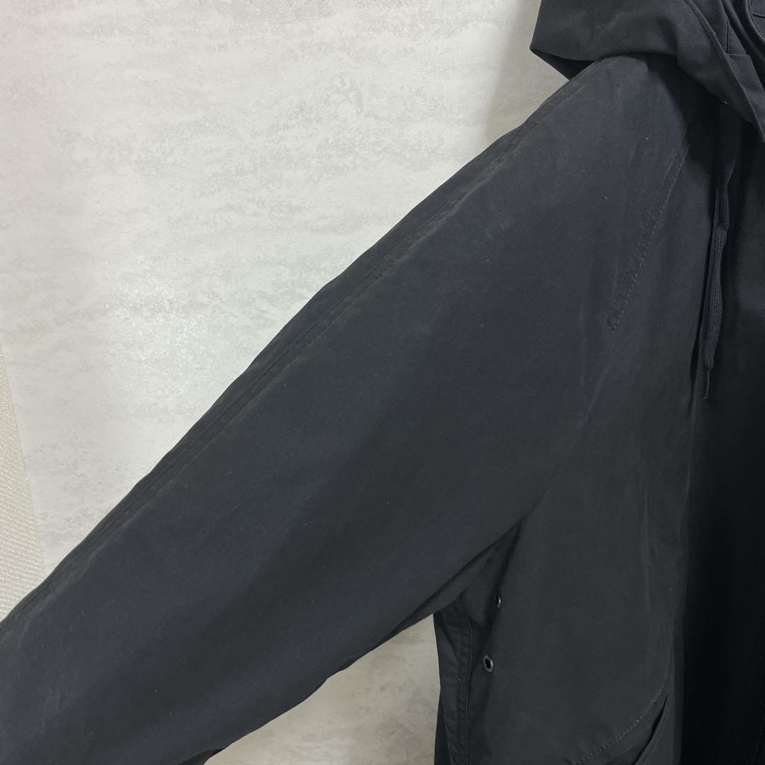 『MHL.』フーディーコート/ライナー取外し/3way/モッズコート/ブラック