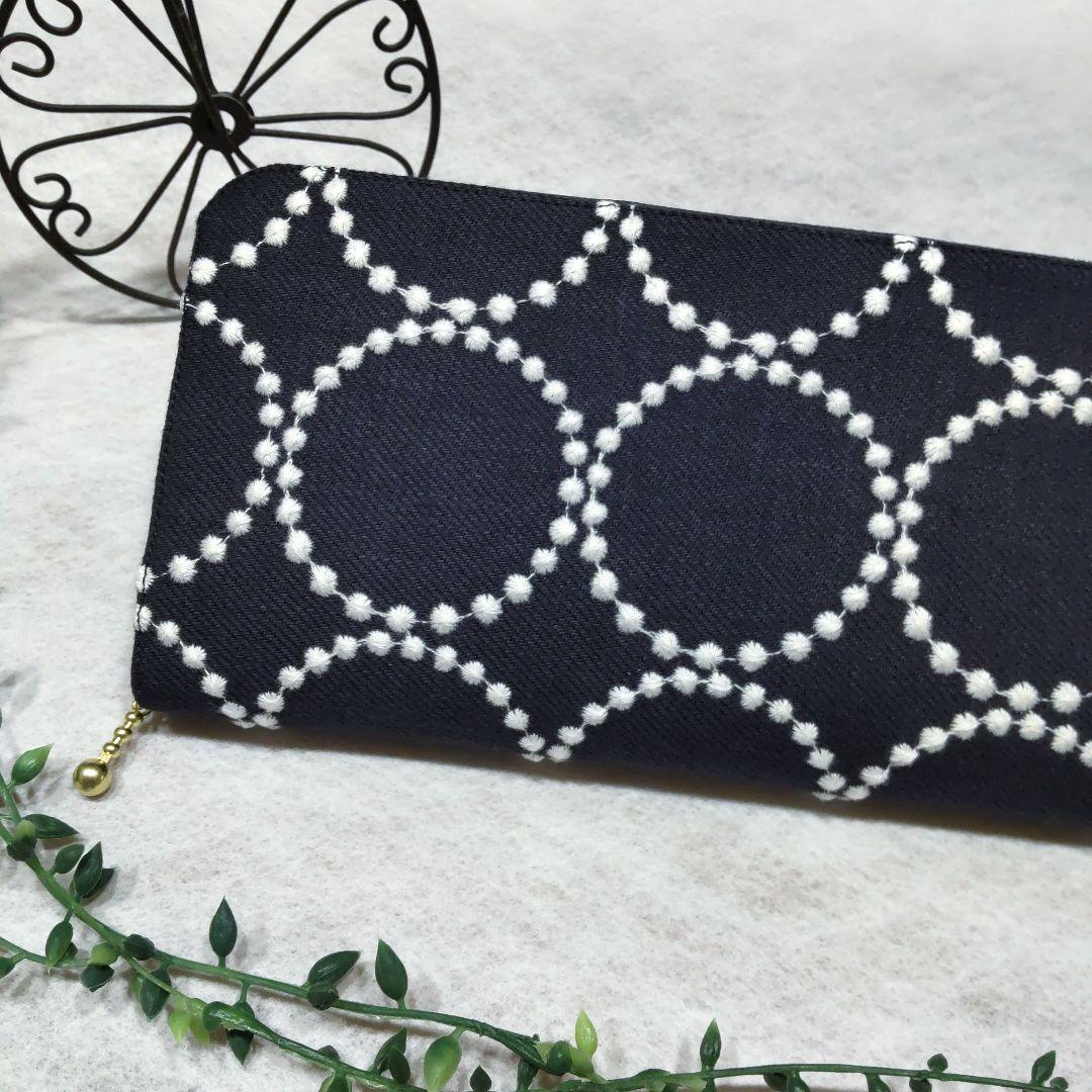 ミナペルホネン ○ tambourine ○ ハンドメイド 長財布