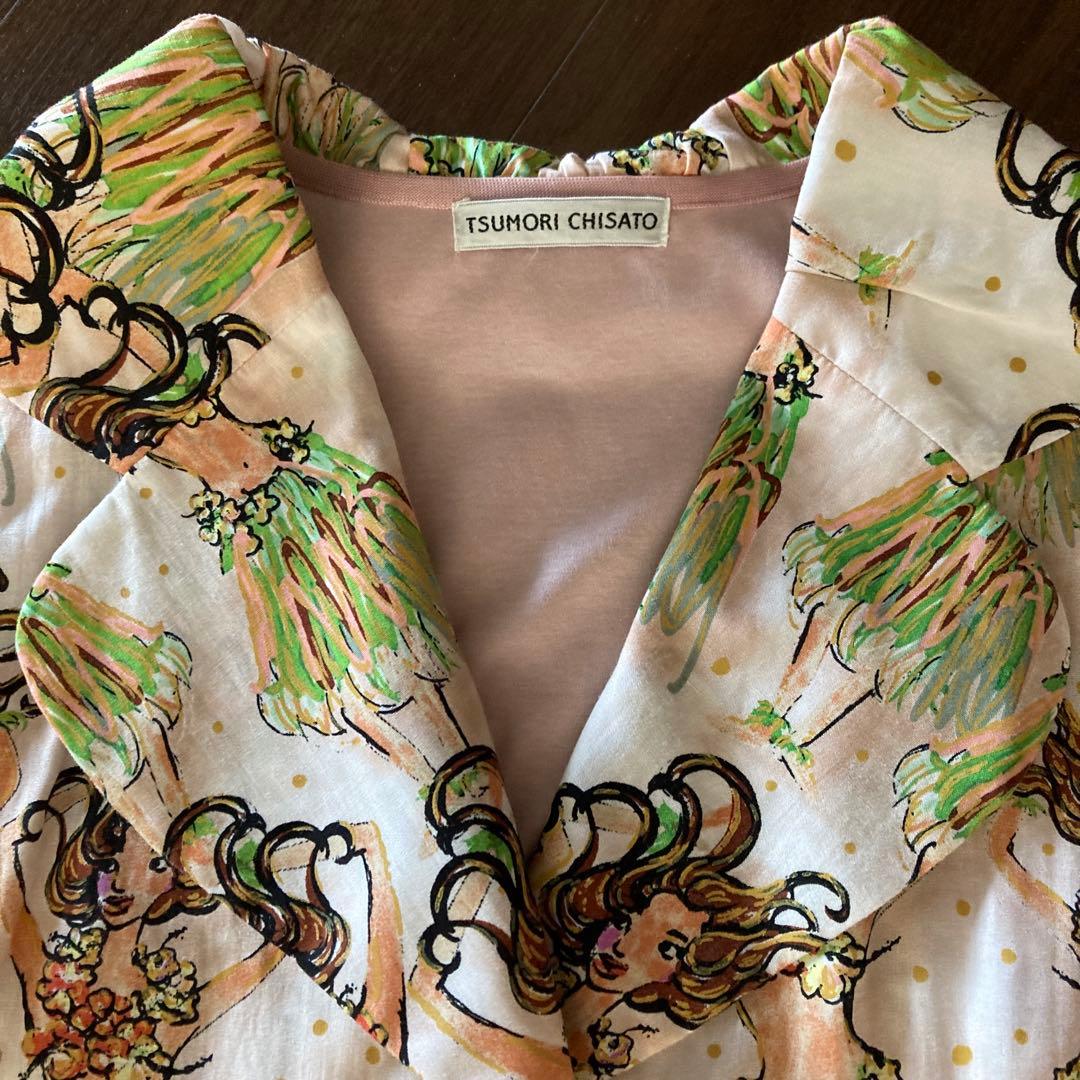 ツモリチサト TSUMORI CHISATO アロハガールドッキング ワンピース