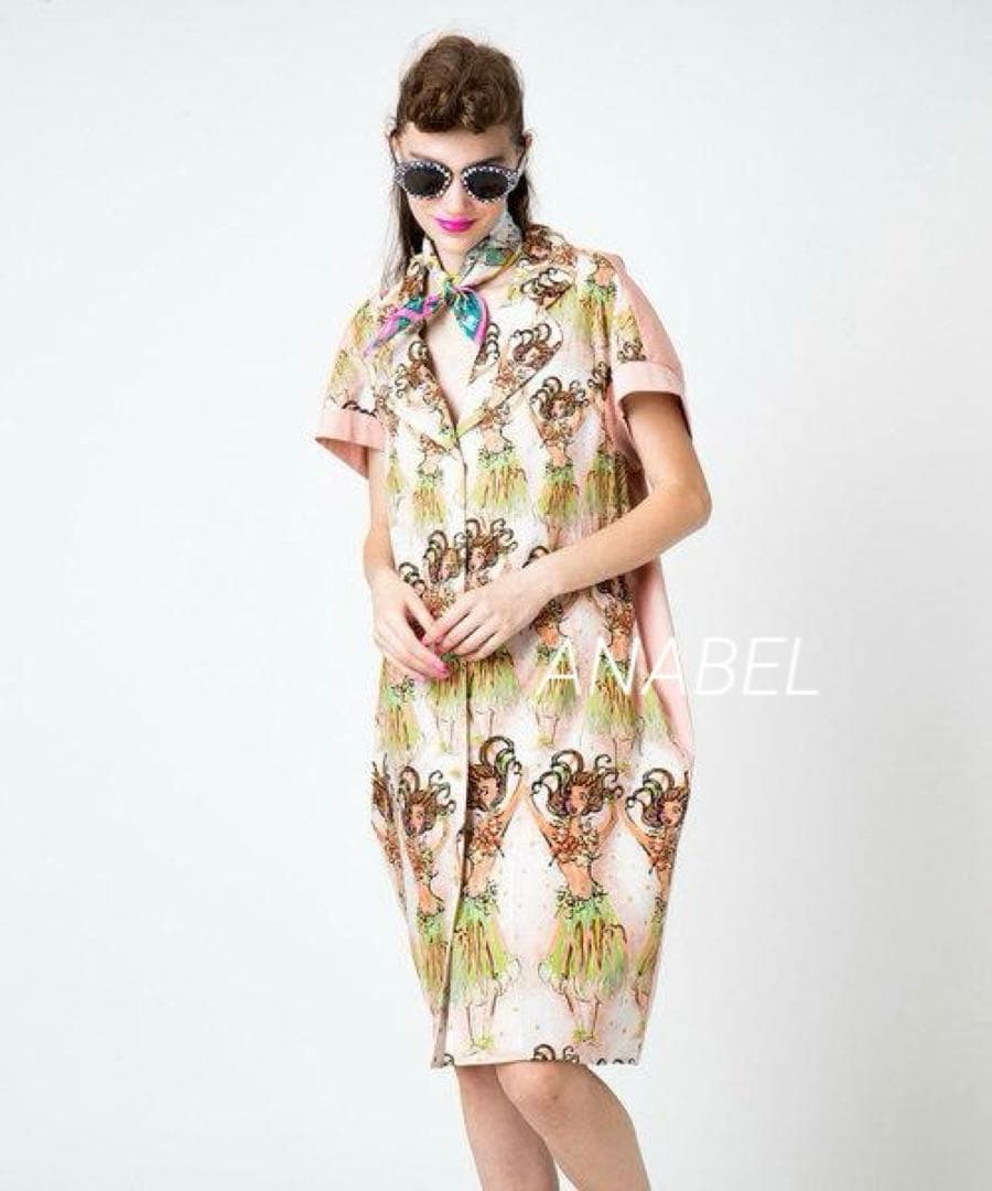 ツモリチサト TSUMORI CHISATO アロハガールドッキング ワンピース