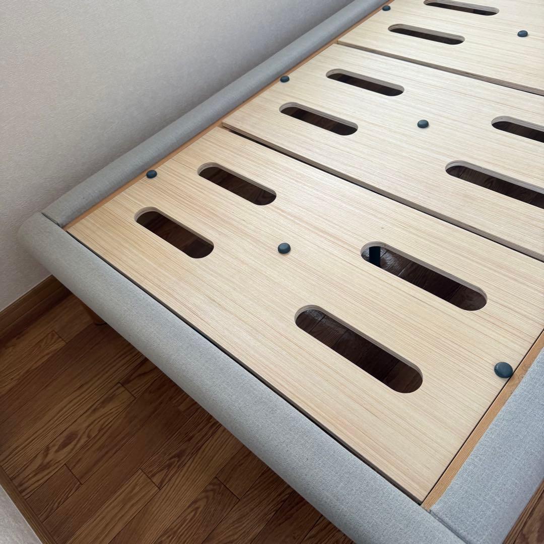 コアラマットレス　シングルベッドフレーム 木製スラット