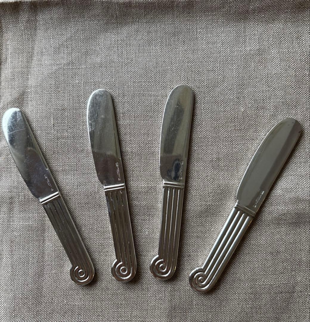 ☆Christofle☆ バターナイフ ミニ 4本セット シルバー - メルカリ