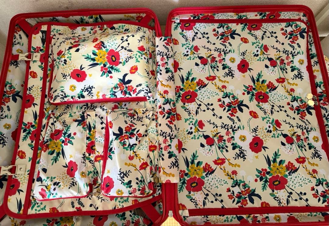 付属証あり！新品★HaNTマイン75ℓキャスターストッパー付きキャリーケース