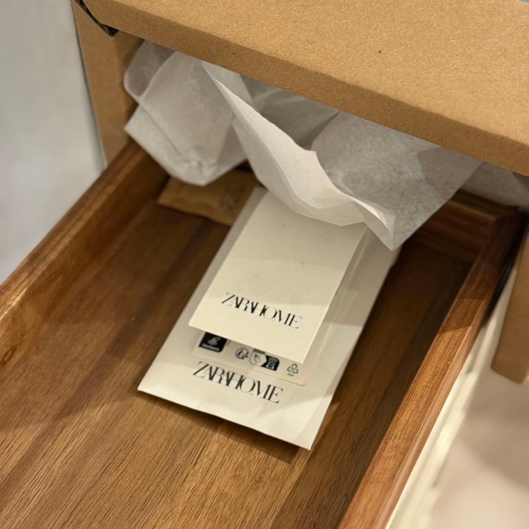 ZARA HOME メタルとウッド ストレージカート