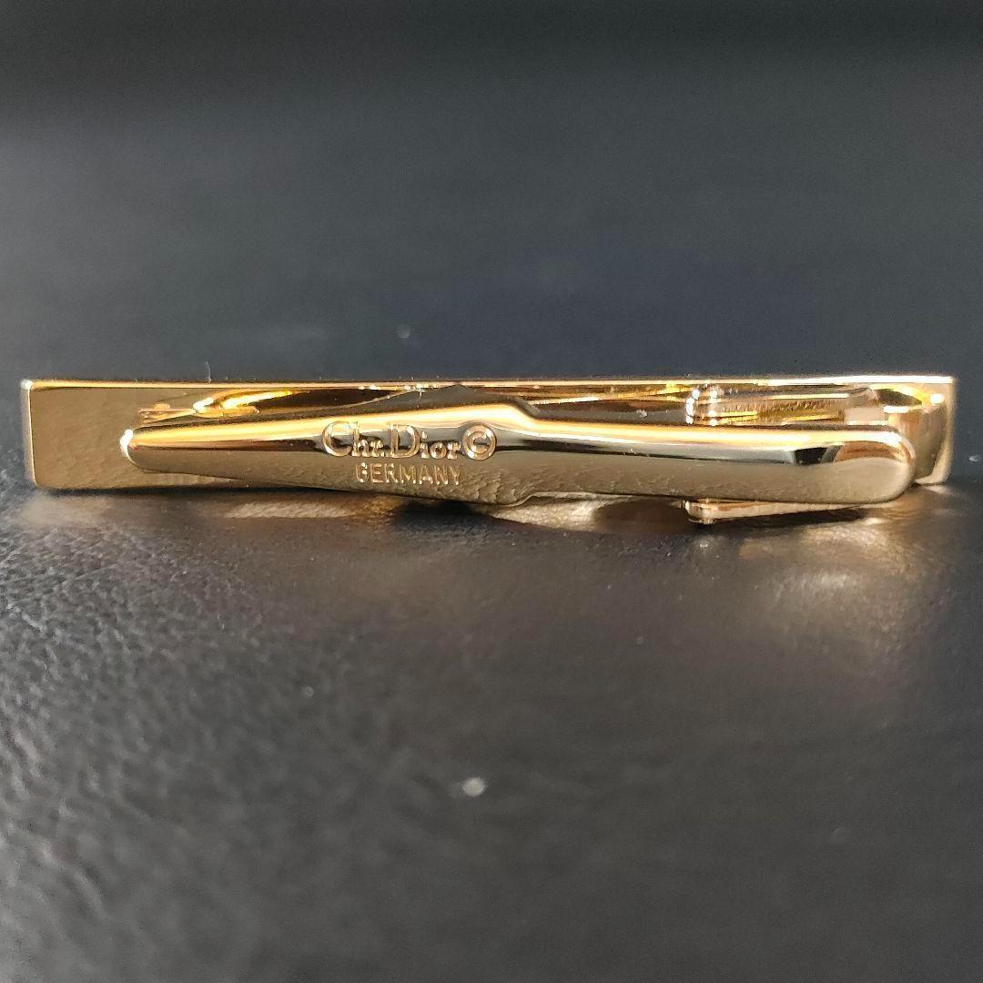 【極美品】Dior　ディオール　ネクタイピン　CDロゴ　ゴールド　X柄　クロス