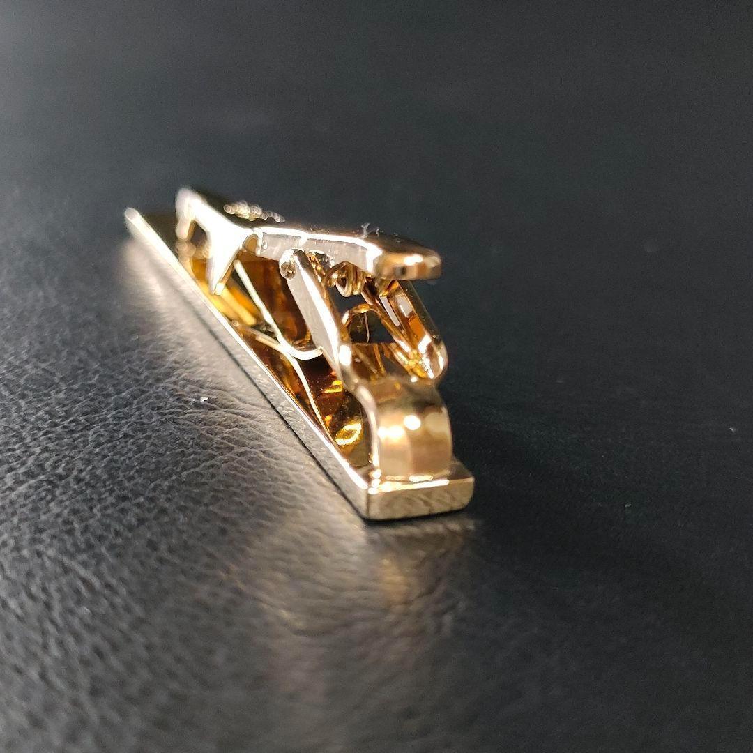 【極美品】Dior　ディオール　ネクタイピン　CDロゴ　ゴールド　X柄　クロス