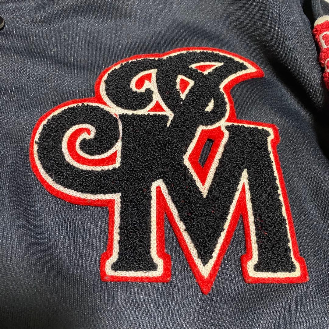 XL 希少サイズ　Indian Motorcycle スタジャン 刺繍　ロゴ