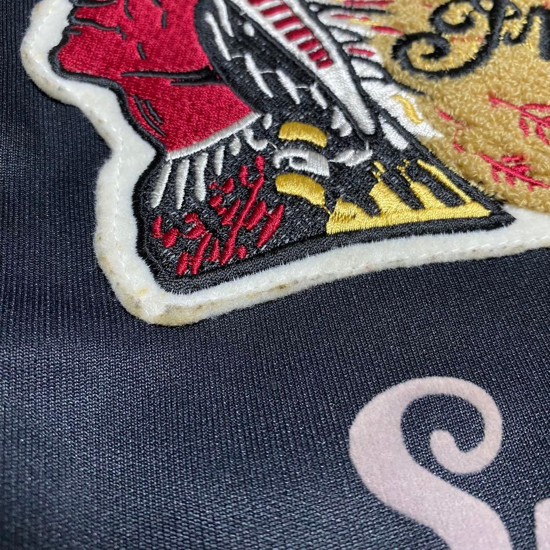 XL 希少サイズ　Indian Motorcycle スタジャン 刺繍　ロゴ