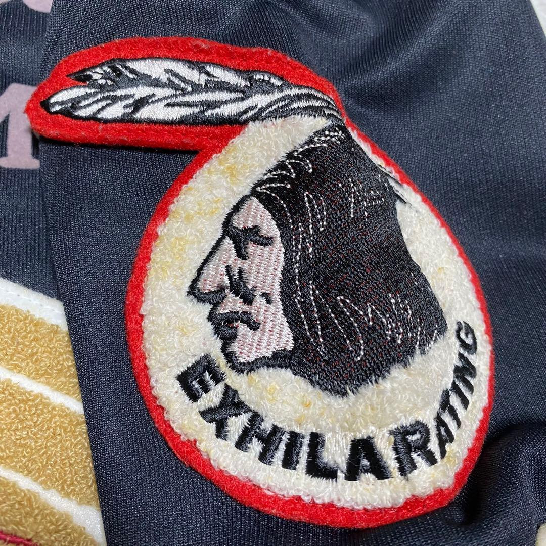 XL 希少サイズ　Indian Motorcycle スタジャン 刺繍　ロゴ