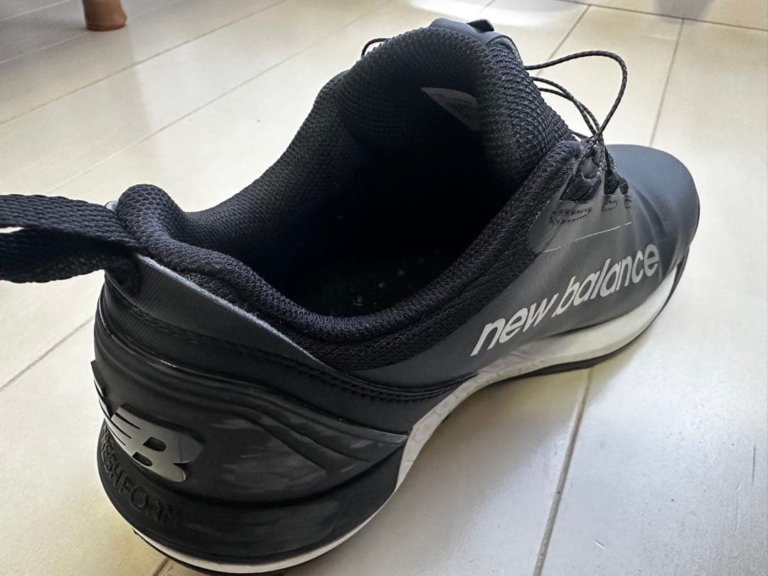 new balance ゴルフシューズ スパイクレス 23.5cm BOA 黒
