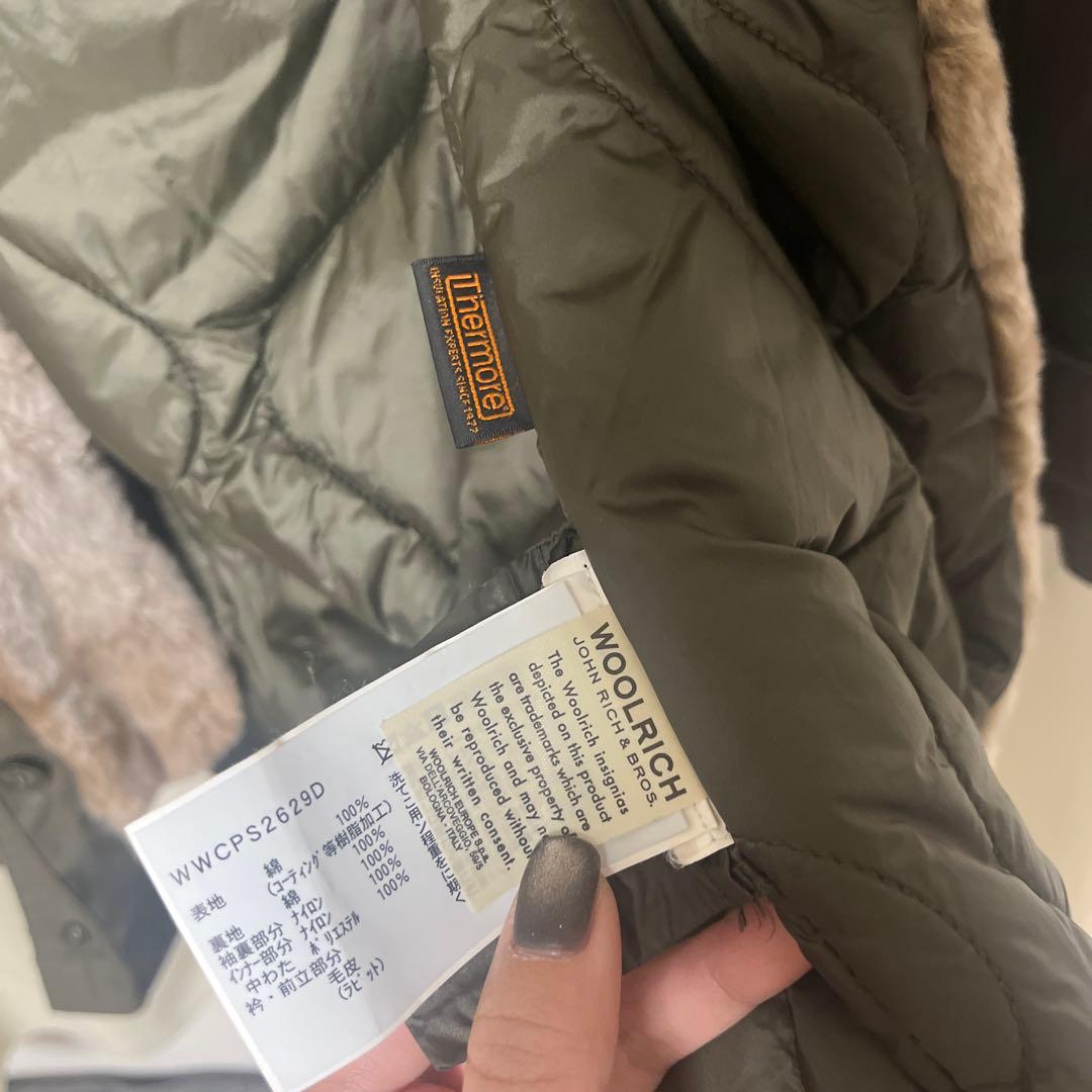 美品】woolrich モッズコート ラビットファー ウールリッチ - メルカリ