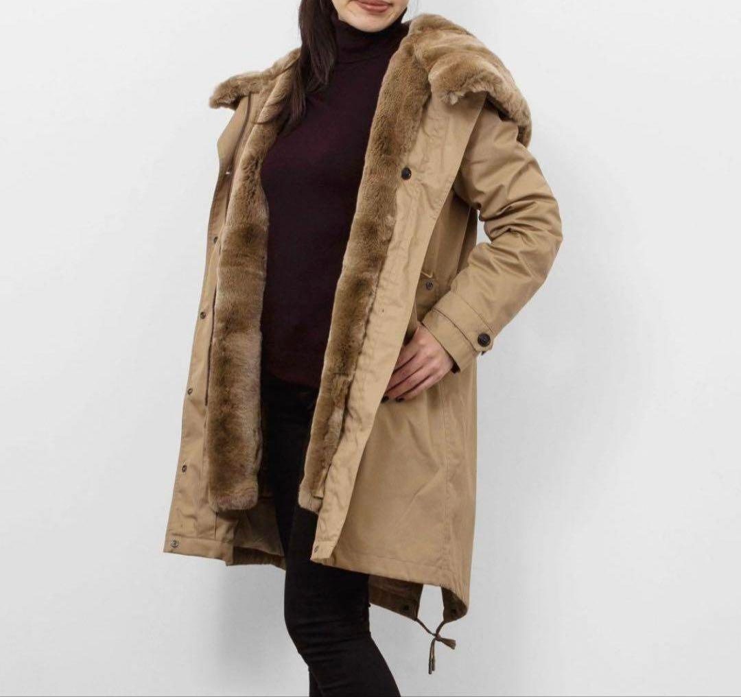 美品】woolrich モッズコート ラビットファー ウールリッチ - メルカリ