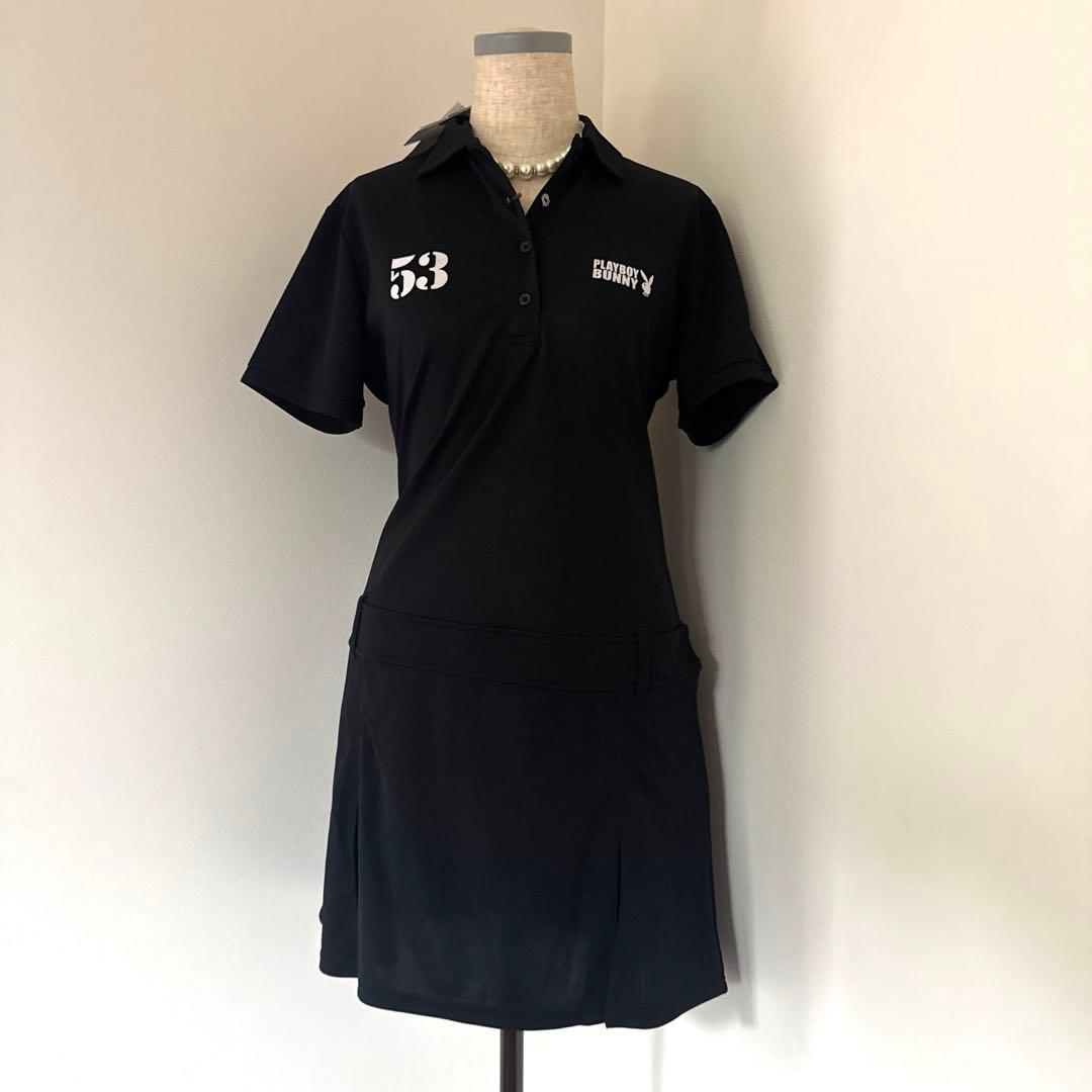 専用⭐︎PLAYBOY BUNNY ブラックポロワンピース 大きいサイズGOLF