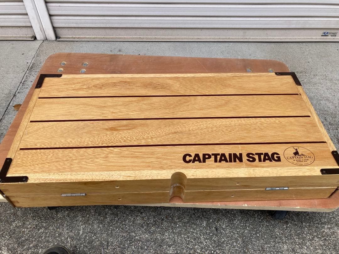 CAPTAIN STAG テーブルチェアセット フィールドウイン ウッ