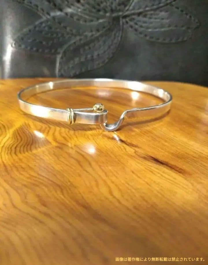 TIFFANY&Co.ティファニーアンドコーフックアンドアイコンビバングル正規品