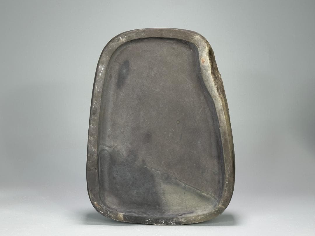 中国美術　書道具　文房具　硯　梅花鳥文端渓硯　唐物　古物　時代物　大振