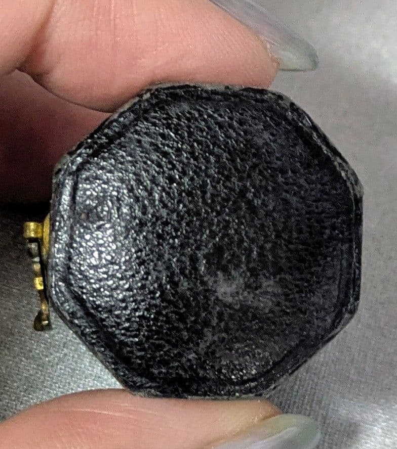 LoW9　アンティークハート型＋8角ジュエリーボックス２点セット