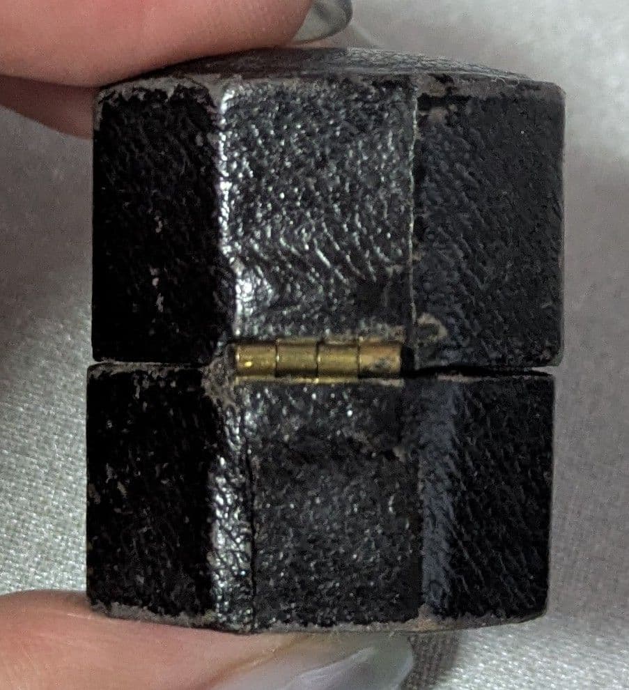 LoW9　アンティークハート型＋8角ジュエリーボックス２点セット