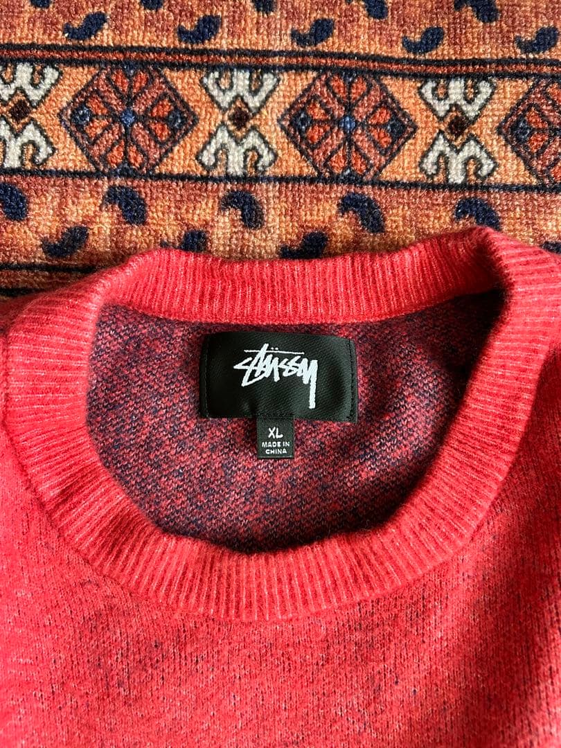 Stüssy ニットトレーナー XL