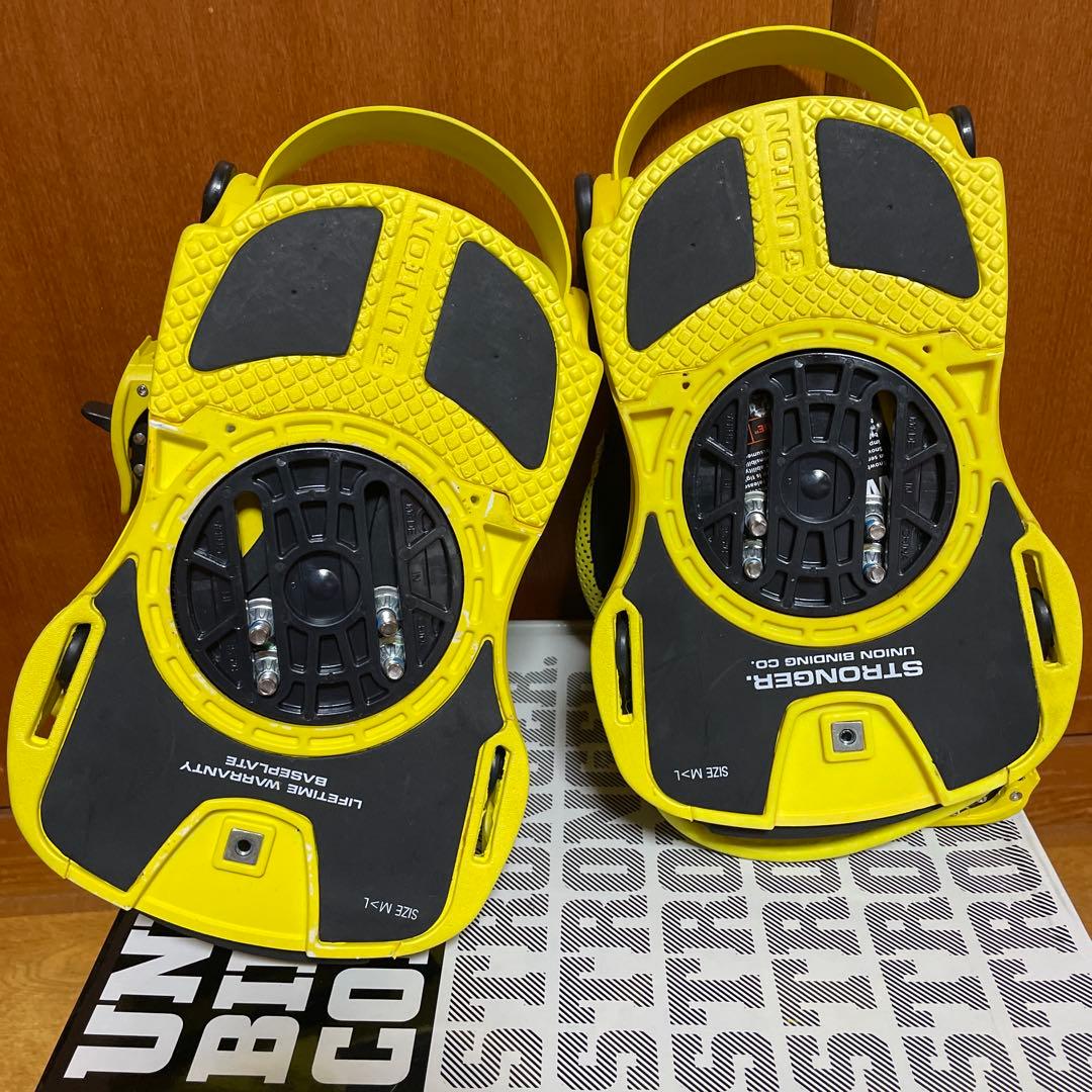 unionユニオン FORCE TEAM ビンディング　イエロー