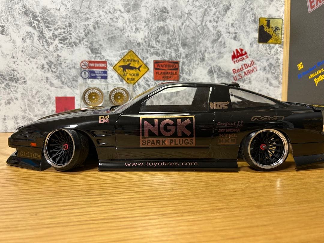ADDICTION 180SX BN SPORTS ラジコンボディ