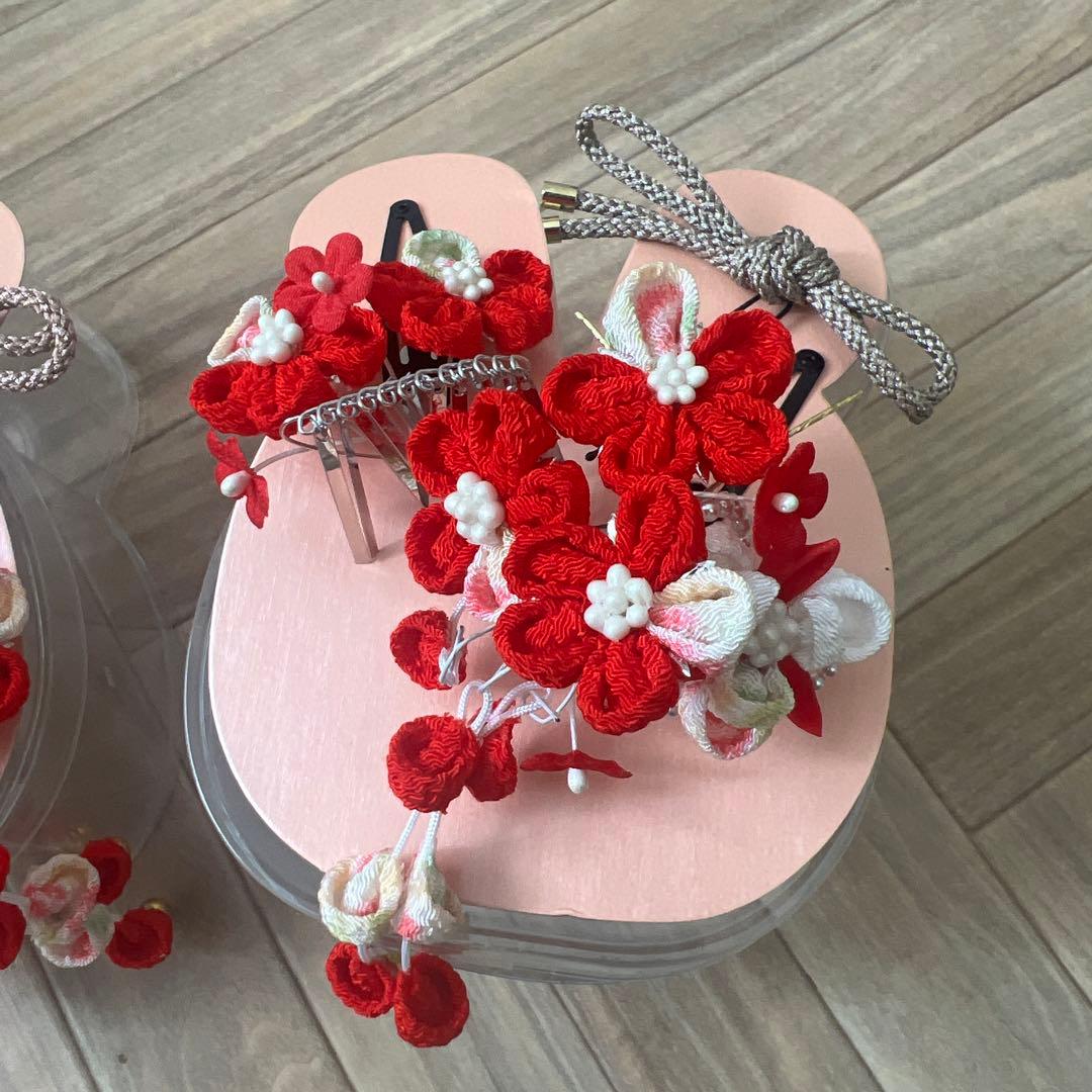 七五三 女の子 3歳 双子 被布2着セット