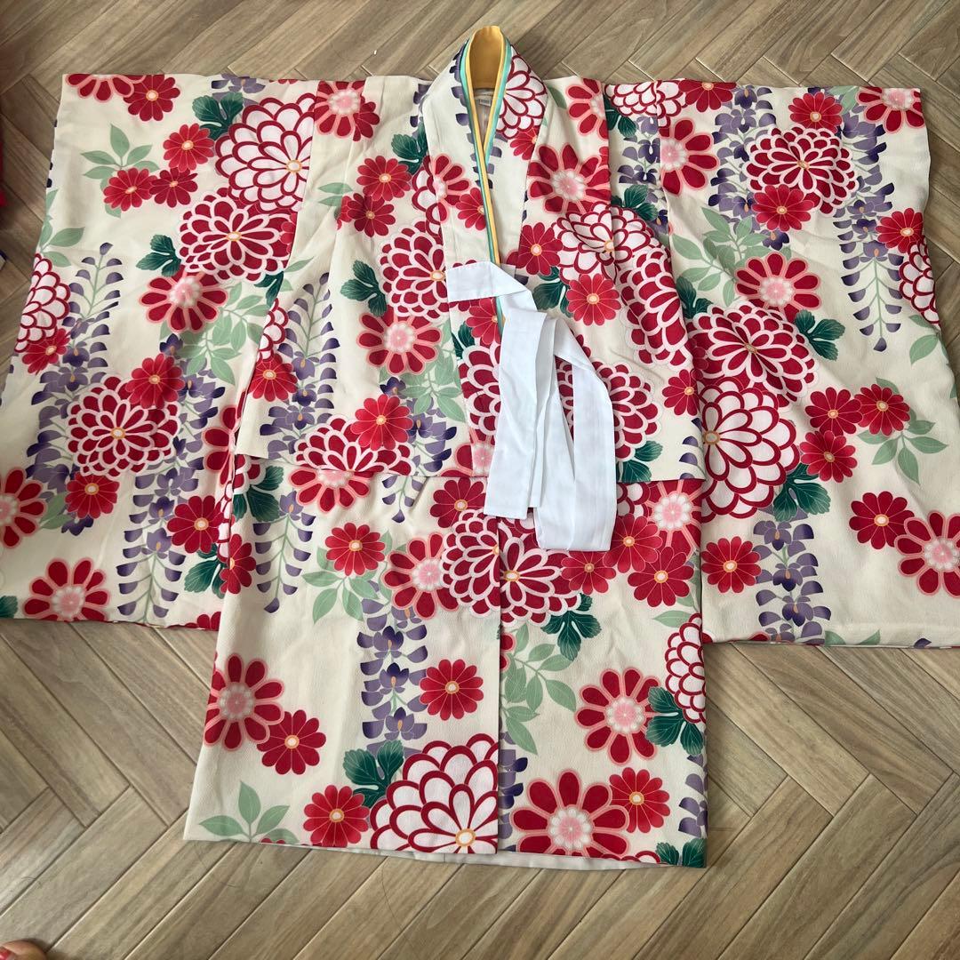 七五三 女の子 3歳 双子 被布2着セット