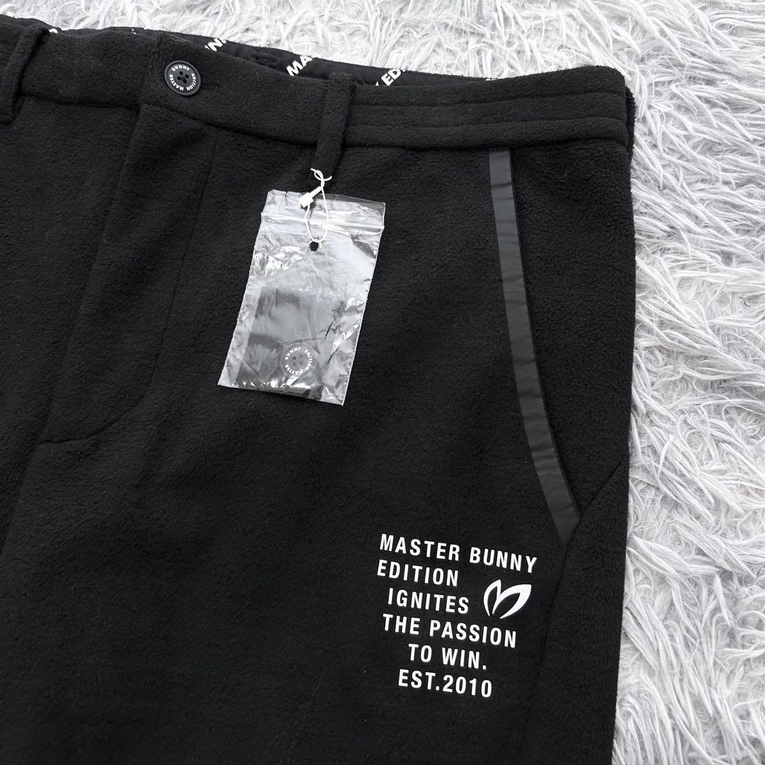 新品　マスターバニーエディション　パンツ　ストレッチ　起毛　ブラック　サイズ7