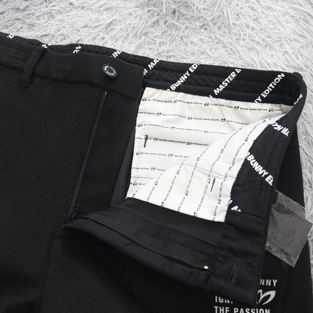 新品　マスターバニーエディション　パンツ　ストレッチ　起毛　ブラック　サイズ7