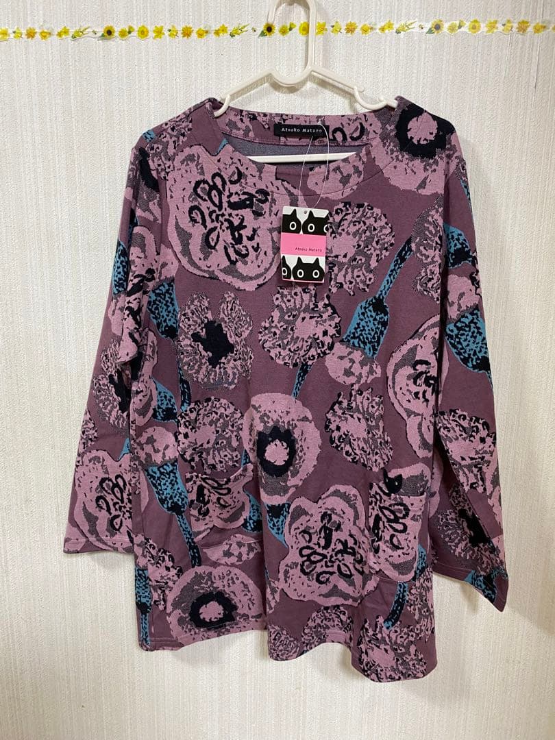 【新品・未使用、タグ付き】Atsuko Matano 花柄パジャマ　L