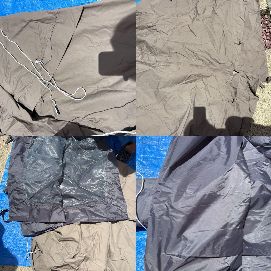 TCコットンテント　バンブーテーブル　竹　1人用 ソロキャンプセット　ワンポール