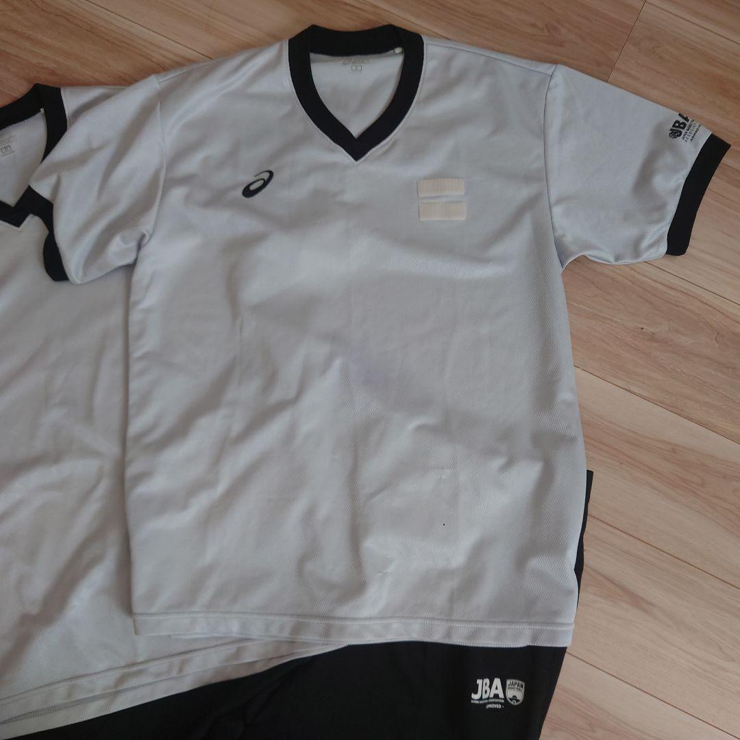asics バスケットボール 審判服 レフェリーウェア 上下 セットアップ