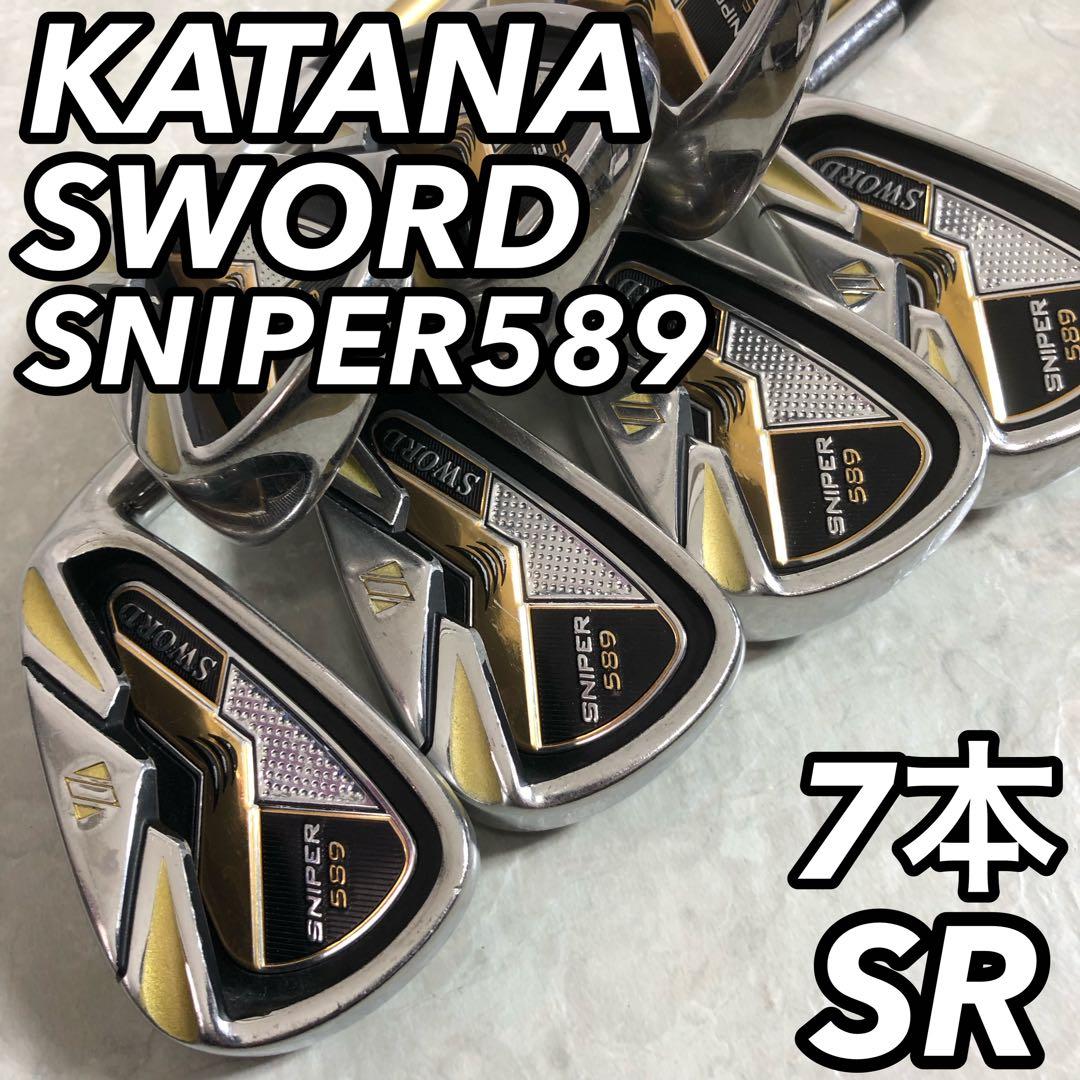 KATANA　ソード スナイパー589　メンズゴルフアイアン7本セット　初心者