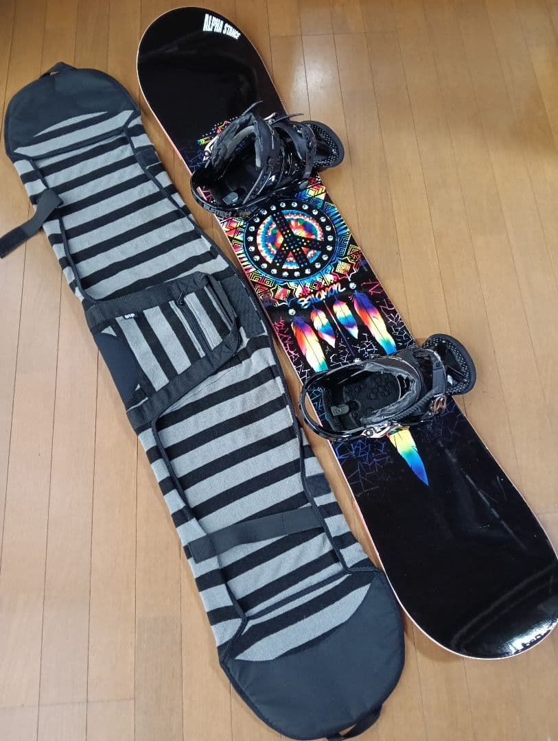 スノーボード ビンディング、ケース付き | 激安通販のイーサプライ