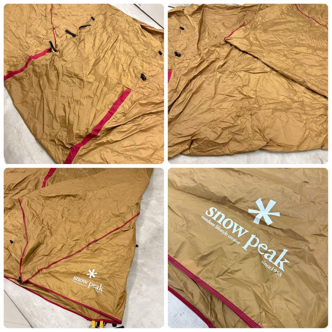 テント本体、バッグ、ロープのみ