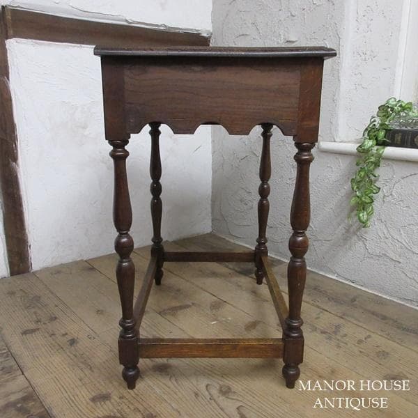イギリス アンティーク 家具 ホールテーブル コンソール 花台 木製 6278d