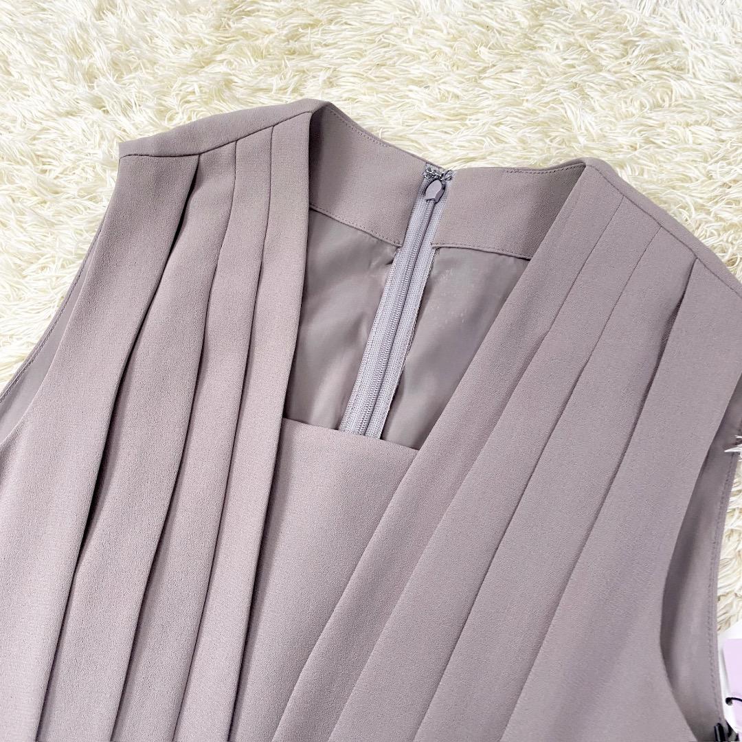 【未使用品】エメ ストレートパンツオールインワン パンツドレス 9 グレー