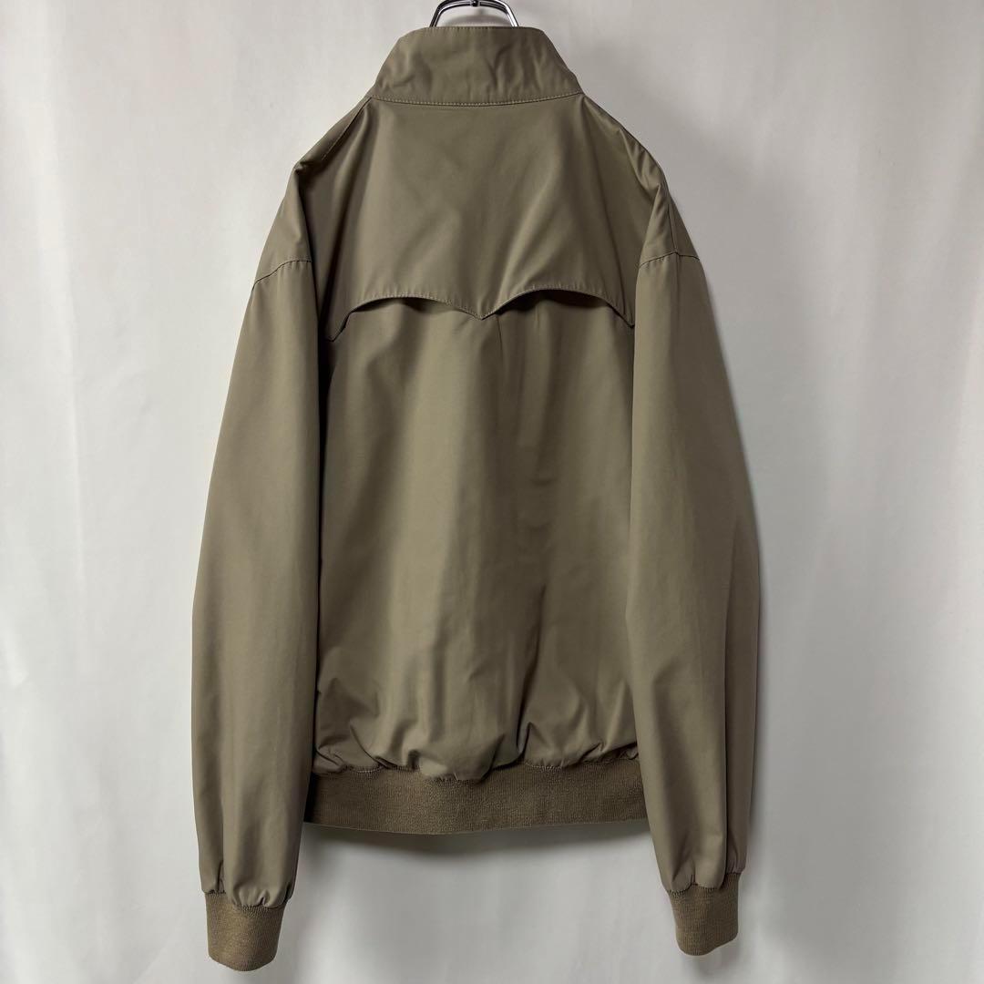 イングランド製　フレッドペリー スウィングトップ　サイズ42　刺繍ロゴ　ベージュ