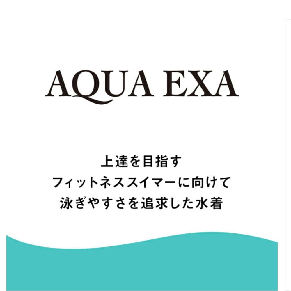 M 新品 arena AQUA EXA パッド付 練習水着 ハーフレッグ 黒