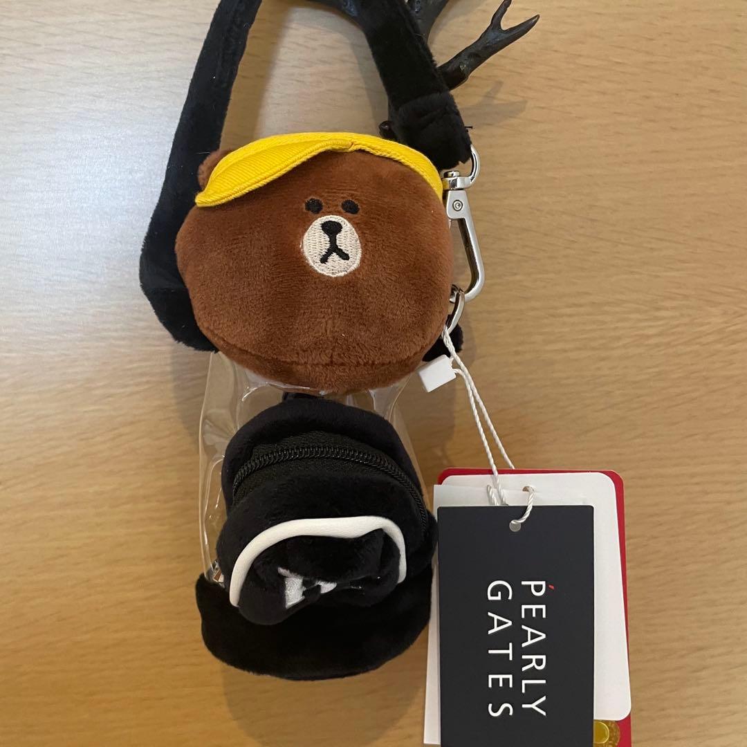 新品 パーリーゲイツ ボールケース ボールポーチ ラインフレンズ 限定