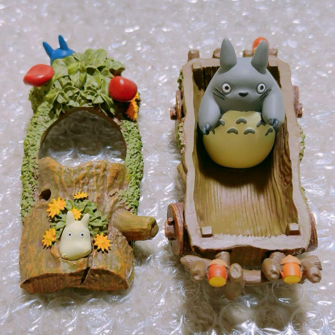 スタジオジブリ トトロ カートで出発 雑木林のトトロたち フィギュア 小物入れ