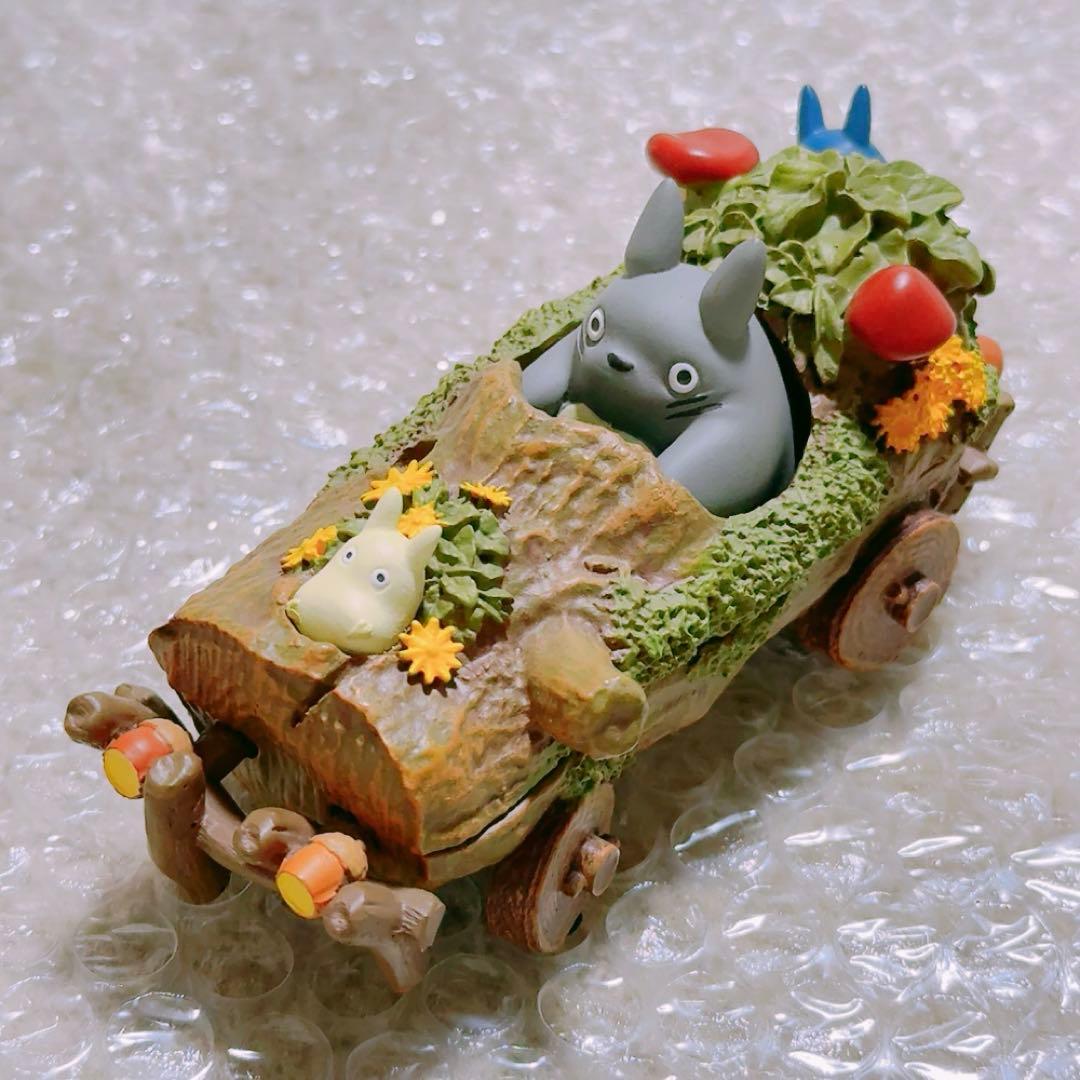スタジオジブリ トトロ カートで出発 雑木林のトトロたち フィギュア 小物入れ