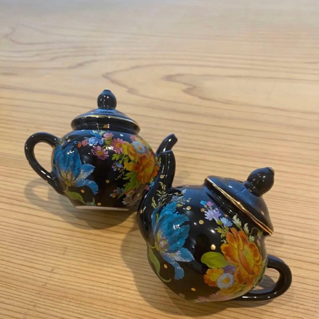 MACKENZiE マッケンジーチャイルズ ティーポット ペッパー入れセット