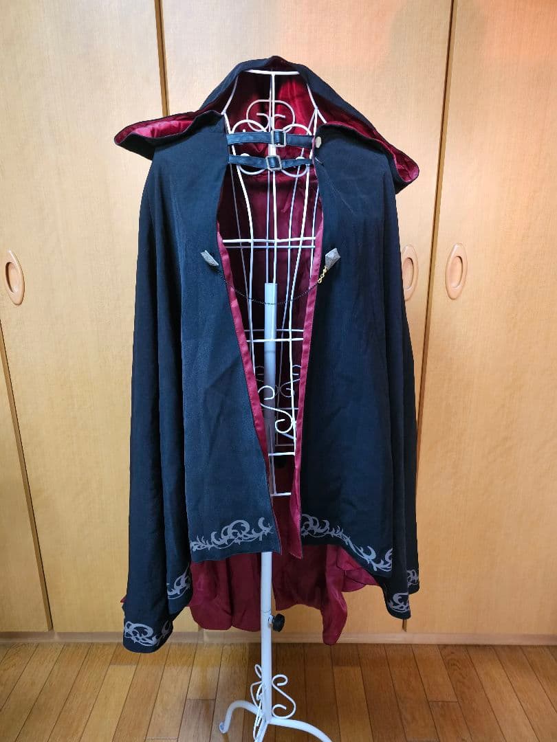 Favorite フード付ケープマント 学者の装い ポンチョ フルサークル