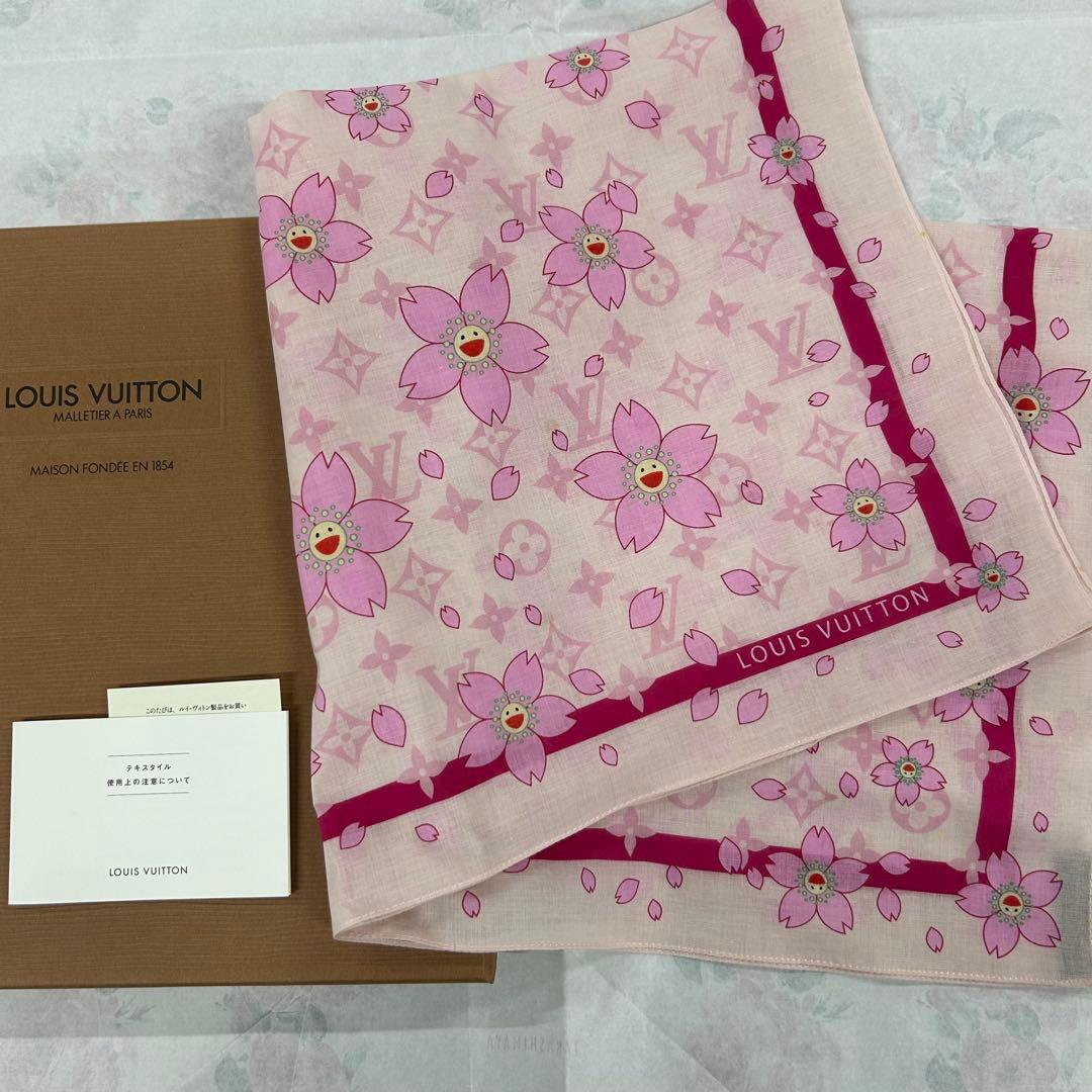 Louis Vuitton Murakamiチェリーcherry スカーフ