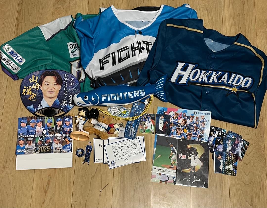 北海道日本ハムファイターズ グッズ まとめ売り ユニフォーム カード