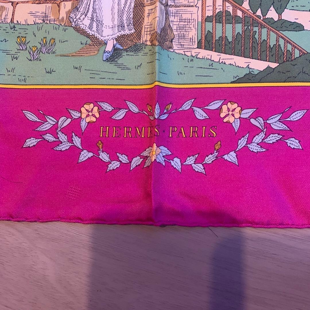 HERMESカレ90大判スカーフCOSTUMESDES DEPARTEMENTS