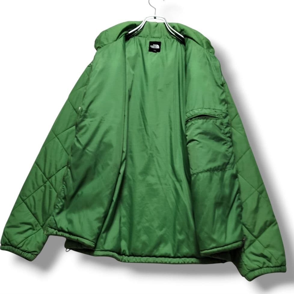 ☆人気 ノースフェイス インナー ライトダウン ジャケット グリーン XXL